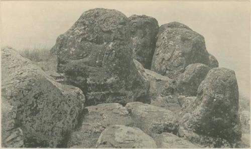 Sculptured rocks