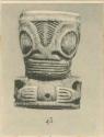 Chief's collar ornament of carved human bone