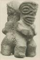 Carved stone anthropomorphic figure