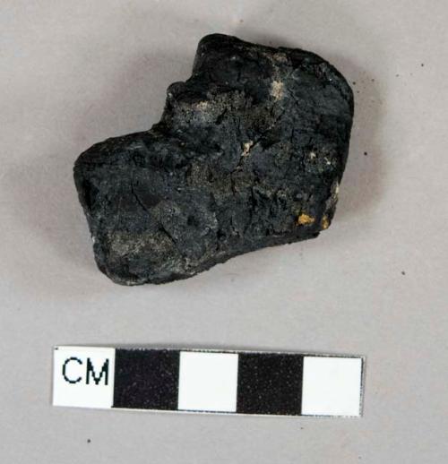 Coal piece, burnt