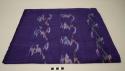 Purple ikat textile