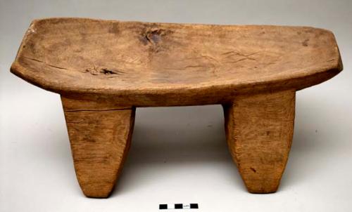 Wooden stool.  Chetengo