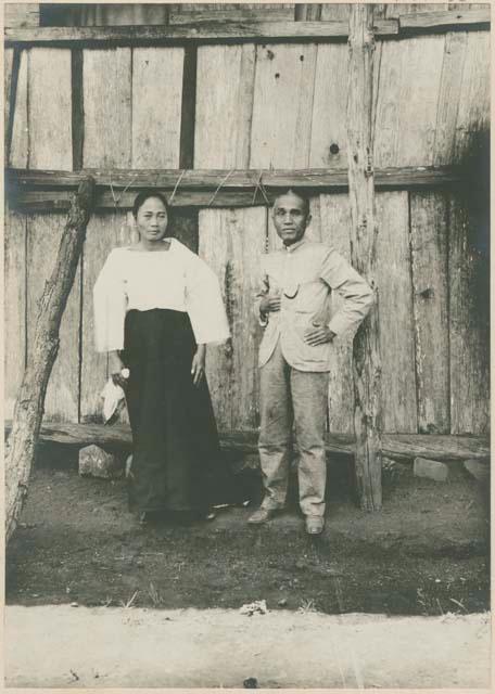 Emigdio Octaviano and his wife