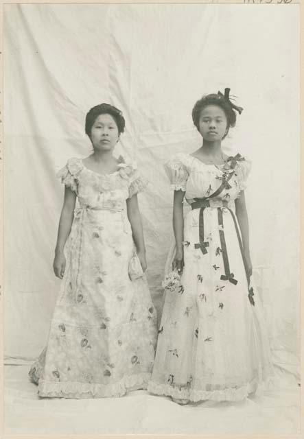 Ilocano girls in a theatrical performance