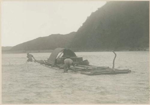 Rafts on the Abra River