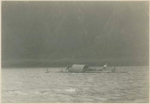 Rafts on the Abra River