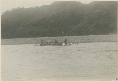 Rafts on the Abra River