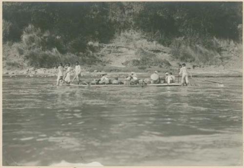 Raft on the Abra River