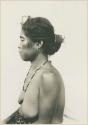 Ilongot woman, profile