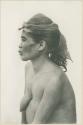 Ilongot woman, profile