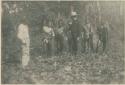 Governor George Curry of Isabela presenting official canes to llongot leaders