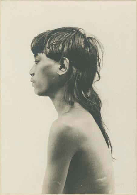 Profile of young Kalinga man