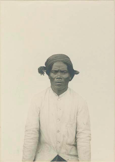 Man from Kalinga who accompanied Worchester to Bunuan