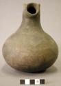 Ceramic effigy vessel, animal form, two pointed ears