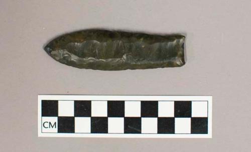 Stone, projectile point, fluted