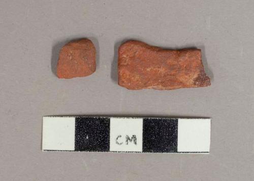 3  Fragments of red ochre