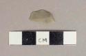 Small oval obliquely blunted flint point