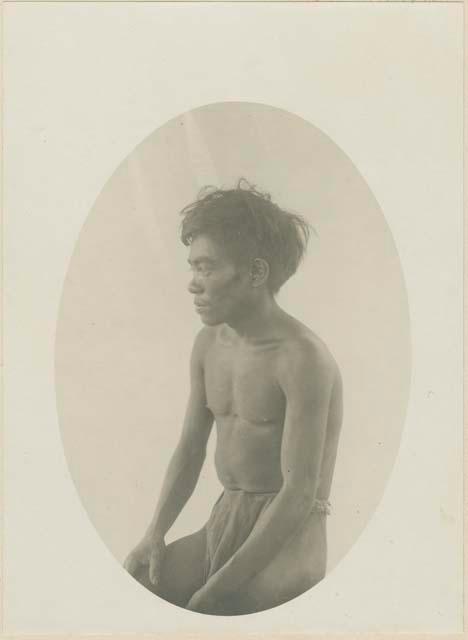 Profile of Mangyan man