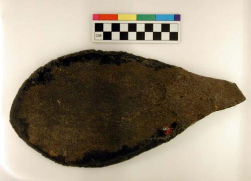 Chipped implement, obsidian