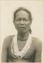 Mangyan man wearing traditional jewelry