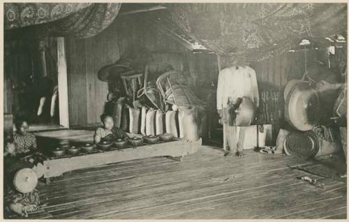 Array of "Moro" musical instruments