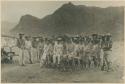 Mr. Reed and a constabulary guard with group of men