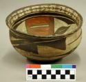 Bowl, flare rimmed, polychrome geometrics