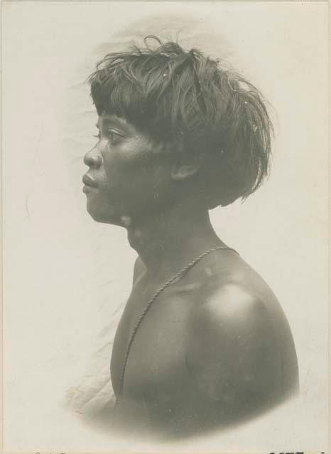 Profile of Mangyan man