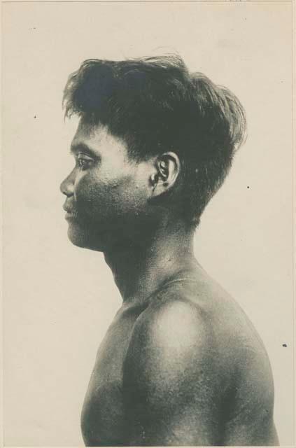 Profile of Mangyan man