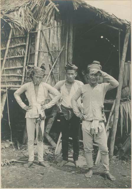 Samal "Moros" men at Sibuguey bay