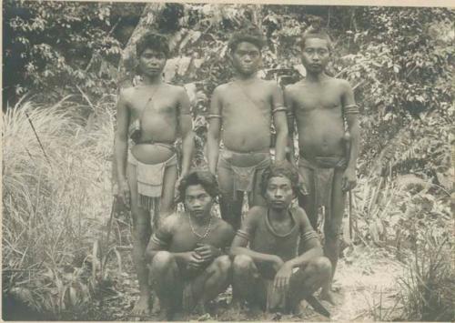 Mangyan men in the forest