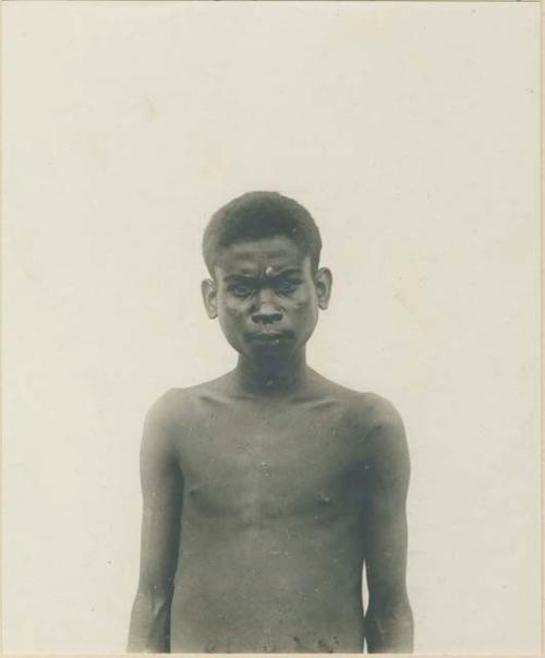 Young Philippines Negrito man from Occidental Negros