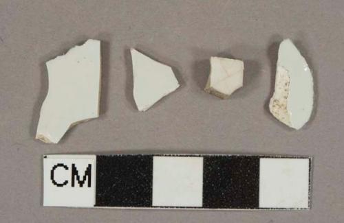 Ceramic, earthenware, whiteware, body sherds