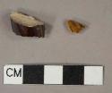 Ceramic, earthenware, manganese mottled, body sherd