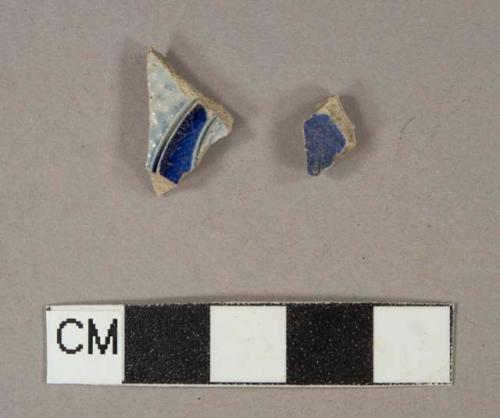 Ceramic, stoneware, grey-bodied, Westerwald type, body sherds