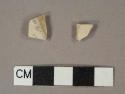 Ceramic, stoneware, white salt glazed, body sherds