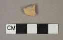 Ceramic, earthenware, yellow ware, undecorated, body sherd