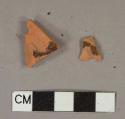 Ceramic, earthenware, redware, lead-glaze, body sherds