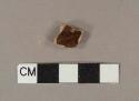 Ceramic, earthenware, manganese mottled lead glaze, body sherd