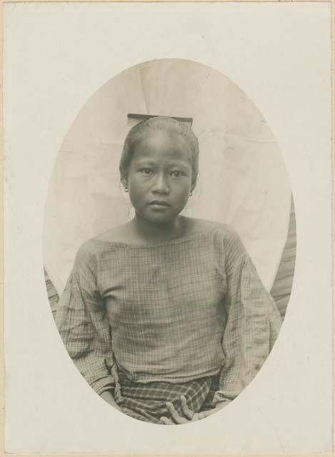 Young Visayan woman of Tinitian, Palawan