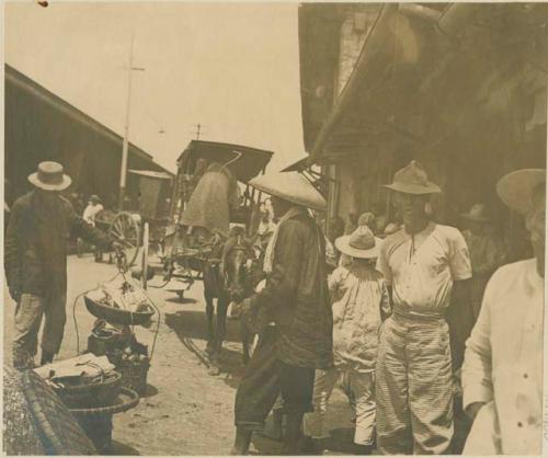 Busy street scene