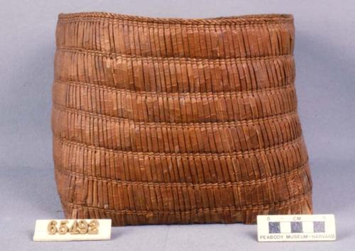 Cedar bark basket