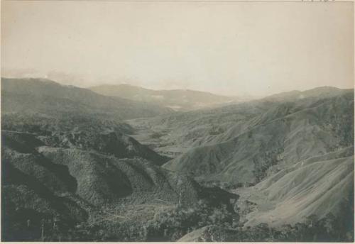 View of Abra River branch which flows past Tui