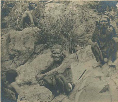 Headman of Lapoc with Dipadi men