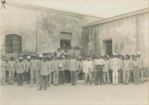 Prisoners in jail at Lingayen