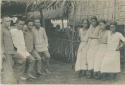 Group of Tinguian people dancing