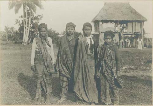 Group of Tiruray dancing girls