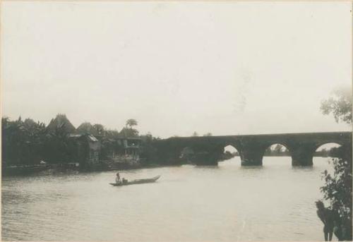 Bridge and part of town of Meycauayan, Bulacan