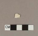 Unidentified refined earthenware body sherd; missing finished surface from both sides