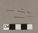 Copper alloy straight pin fragments